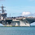 Construcción del portaaviones USS Doris Miller de la clase Ford