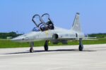 F-5F Tiger II biplaza de la Fuerza Aérea de Taiwán en plataforma