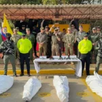 Presentación de resultados del operativo de la Policía Nacional en Riohacha tras la neutralización de Bendito Menor